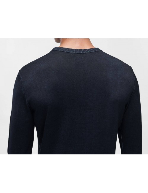 Jersey CP Company cuello redondo lana merino azul marino  | Ego Madrid