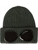 C.P. COMPANY GORRO DE LANA MERINO VERDE