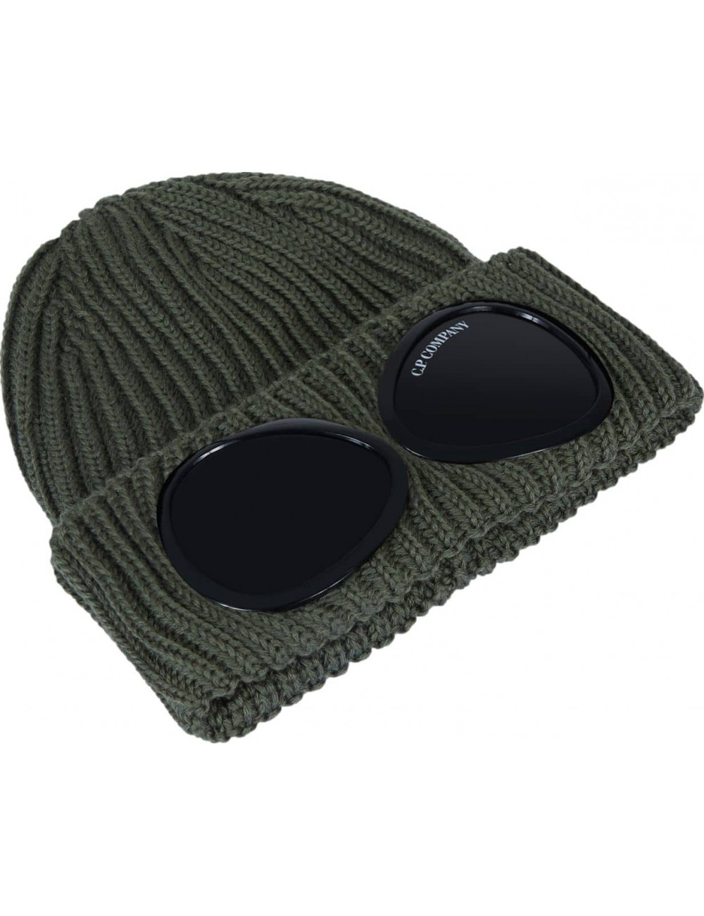 Ego Madrid | Gorro de lana merino suave de CP Company verde