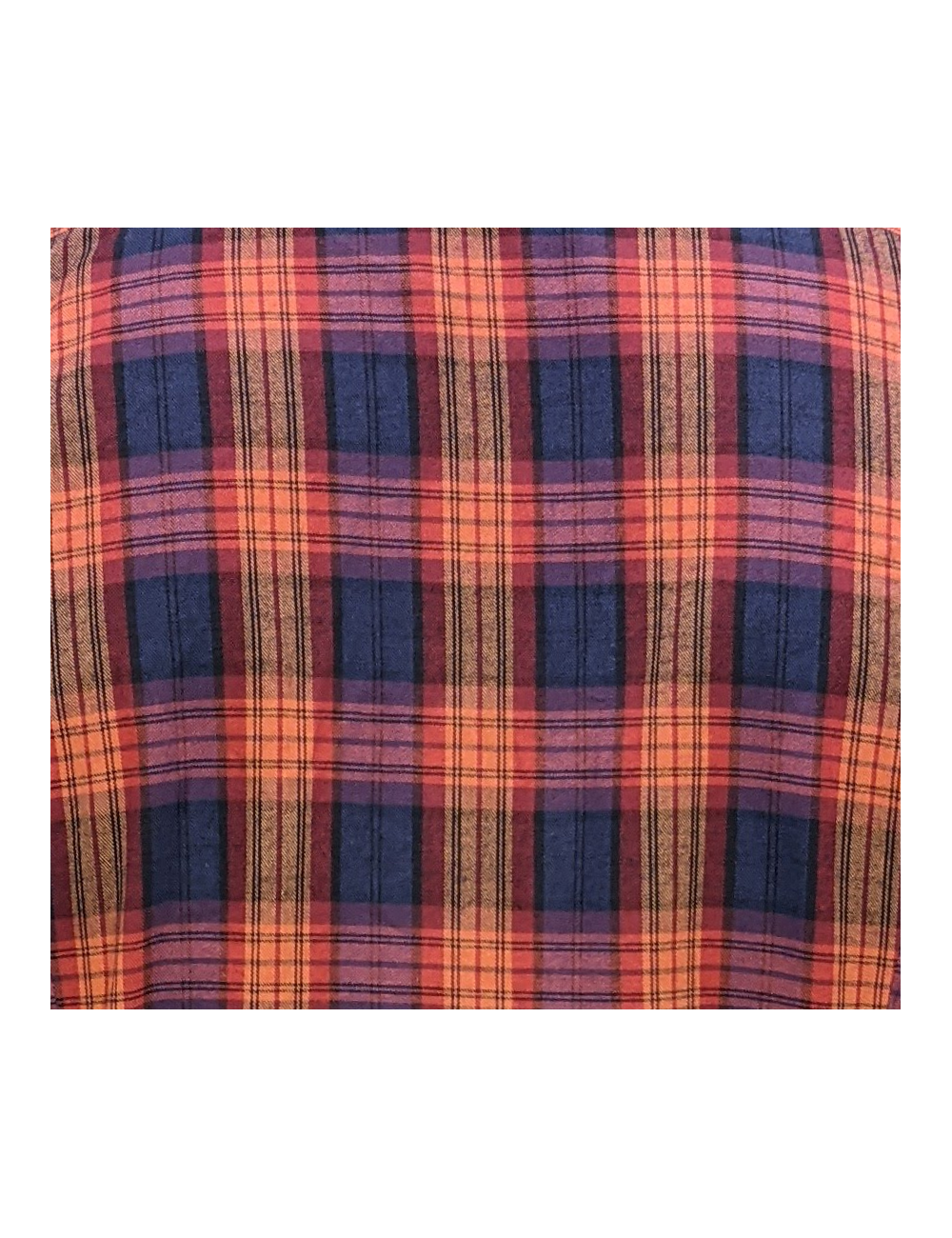 CAMISA CUADROS GRANA AZUL TINTORIA MATTEI | EGO Madrid
