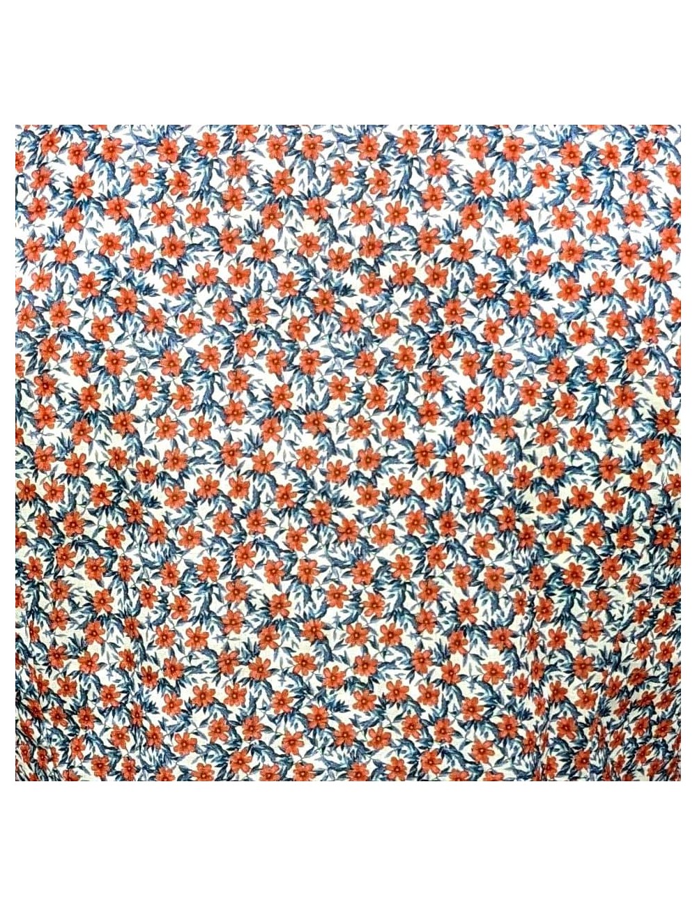 Camisa estampada con tejido algodón lino de Tintoria Mattei