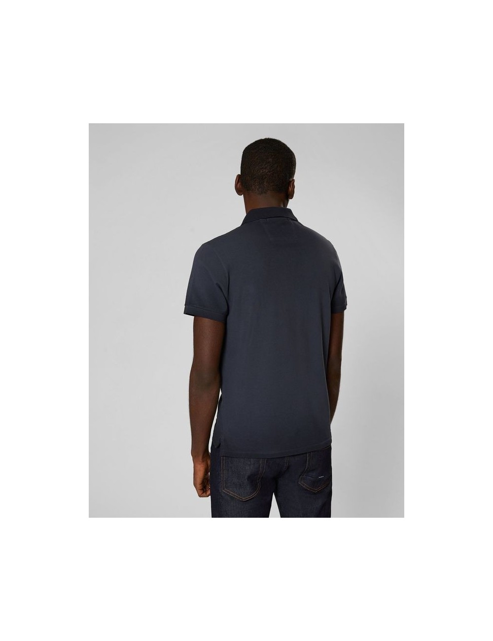 Polo C.P. Company azul manga corta logo | Ego Madrid