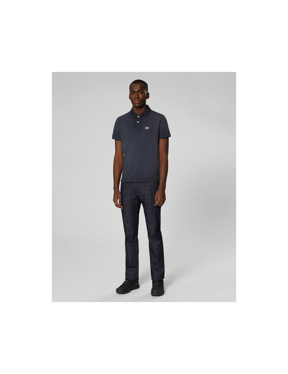 Polo C.P. Company azul manga corta logo | Ego Madrid