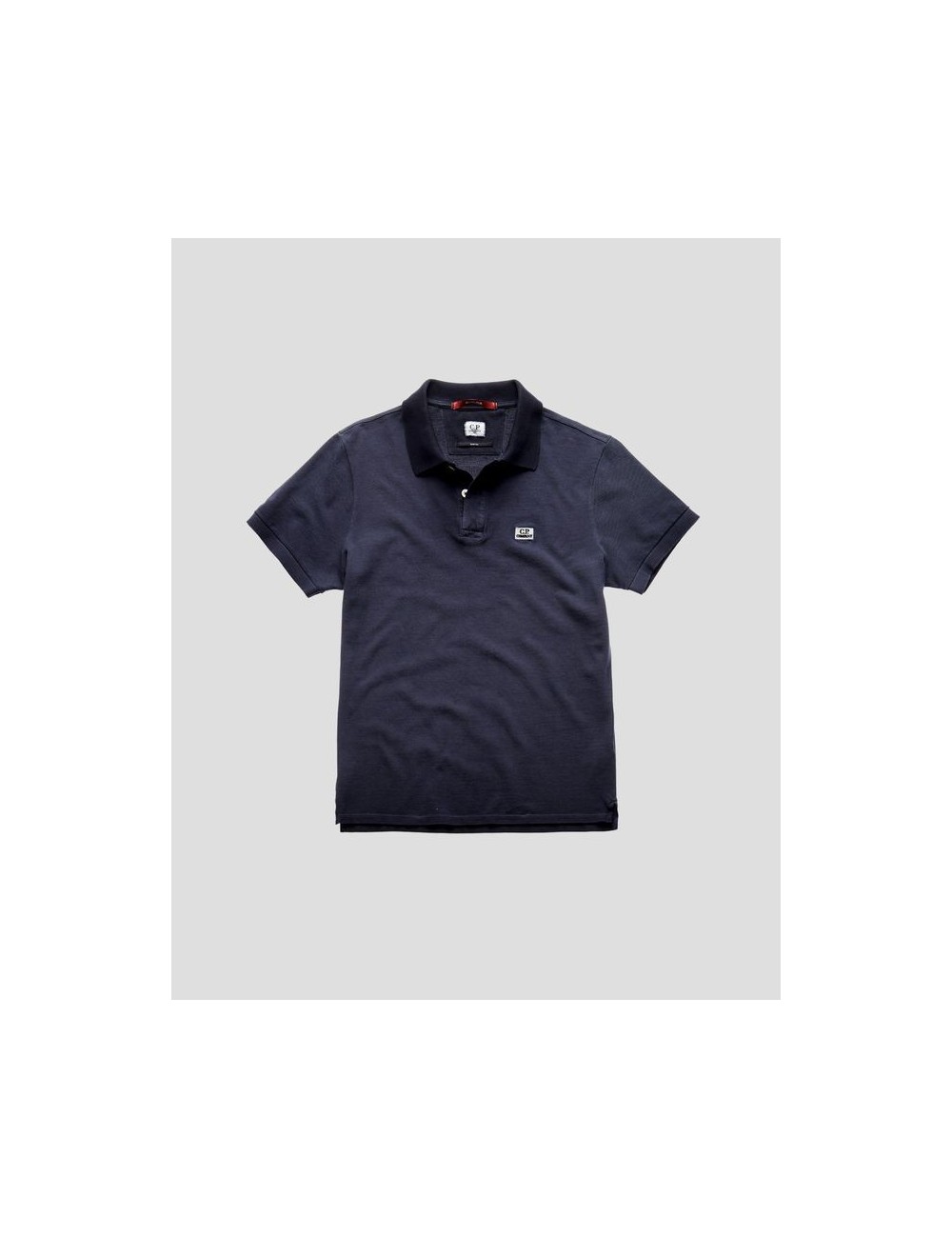 Polo C.P. Company azul manga corta logo | Ego Madrid