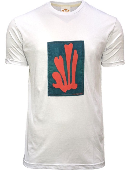 Camiseta blanca personality sew coral | Almirante Seis Madrid